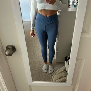 Blue Aerie Crossover Leggings